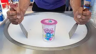 @jaouad_srerho  Cotton Candy Ice Cream Rolls Oddly Satisfying ASMR Street Food Sounds