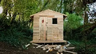 Building a Cabin From Recycled Pallets