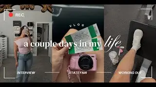 a couple days in my life 💗 | grocery shopping + friends b-day + state fair + more