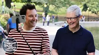 Jimmy and Tim Cook Walk and Talk in NYC About the New iPhone 16 and the Future of Apple Intelligence