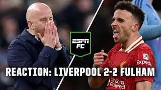 ‘A point GAINED!’ 💪 10-man Liverpool in thrilling draw with Fulham | ESPN FC