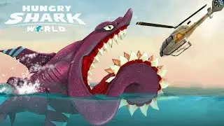 Hungry Shark World (акула зомби (Zombie Shark), Базз (Геликоприон) и Мистер Кусака (Мозазавр)