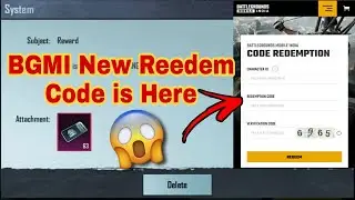 How to Get Redeem Codes in BGMI🔥BGMI New Redeem code Today 🔥 Finally Redeem code is Here in BGMI