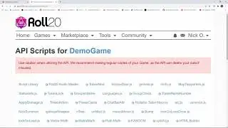 Extending Roll20AM - A Roll20 API Scripting Tutorial