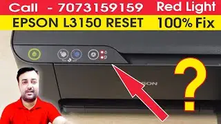 Epson L3150 red light blinking solution