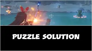 Dragonspine seelie torch puzzle Genshin impact guide coast side