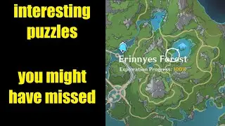 interesting puzzles you might have missed Erinnyes Forest locations genshin impact 100 exploration