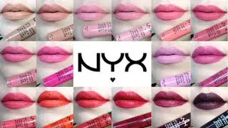 NYX SOFT MATTE LIP CREAM REVIEW / LIVE LIP SWATCHES