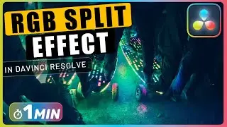 How to do RGB SPLIT Effect in Davinci Resolve