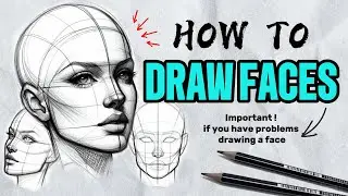 DRAW FACES Like a PRO in 5 Minutes! (FUll Tutorial)