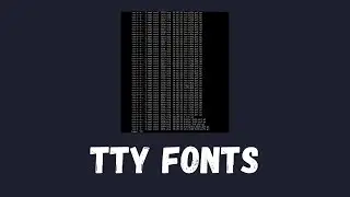 How to make tty/console fonts bigger