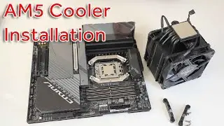 AMD AM5 CPU cooler - Installation of Noctua NH-U12A Chromax.Black