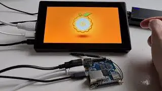 【Reproduced】Orange Pi Zero2 TV box SBC connected to USB touch screen test Android 10 systeme