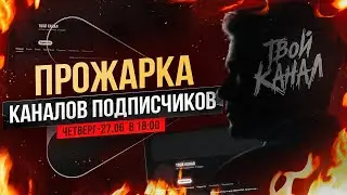 Бесплатная оценка YouTube каналов. ПРОЖАРКА КАНАЛОВ подписчиков от Prodvigate!