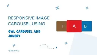 [Request] Responsive image carousel using Owl Carousel and jQuery