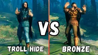 Troll Hide vs Bronze Armor | Valheim