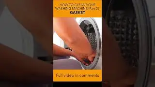 Clean your front load washing machine part 2 - Gasket