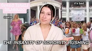 The INSANITY Of Sorority Rush.. Costs, Sponsorships, etc