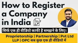 How to Register a Company in India | How to Register Startup Company in India | Company Registration