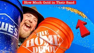 I Bought $100 of Sand from Home Depot and Lowes to Look for Gold