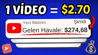 YENİ SİTE: 10 DAKİKA VİDEO İZLEYEREK $27 PARA KAZANDIM! 💰- İnternetten Para Kazanma Yöntemleri