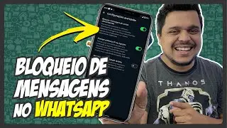 Como BLOQUEAR MENSAGENS de DESCONHECIDOS no WHATSAPP