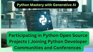 Participating in Python Open Source Projects | Joining Python Developer Communities and Conferences