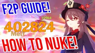 F2P HU TAO NUKE GUIDE! Do 4 TIMES MORE with Hu Taos Burst! Genshin Impact