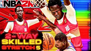 BEST RARE 2 WAY SKILLED STRETCH FIVE BUILD IN NBA 2K21 NEXT GEN! (BEST BOL BOL BUILD!)