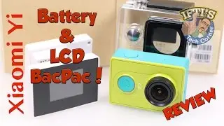 Xiaomi Yi Action Camera Accessories - LCD Display & Battery BacPac! - REVIEW