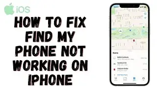 HOW TO FIX FIND MY PHONE NOT WORKING ON IPHONE || FIX FIND MY DEVICE NOT WORKING ON IPHONE #iphone