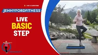 Live Step Aerobics Basic w/3 Combos | Cardio Bursts Workout at-Home Fitness | Beat COVID19 | Cardio