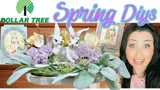 NEW Dollar store Spring DIYs & crafts 2024 to get you ready for warmer weather!