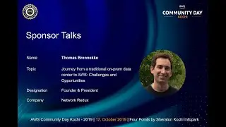 ACDKOCHI19 - AWS Community Day Kochi 2019 - Sponsor Talks - Network Redux