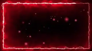 Red Particle Smokey Electric Animated framed Background | Neon lights | Green Screen || Black Screen