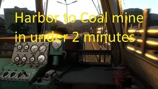 OVER 700 KM/H || Derail Valley Speedrun from harbor to coal mine in under 2 minutes