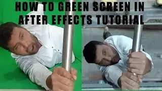 How to green screen in After effects tutorial | adobe after effects green screen tutorial