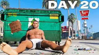 I spent 100 days in REALISTIC GTA 5!