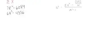 Computational Variance Formula