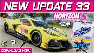 NEW Car Pack + 13 NEW Cars in Forza Horizon 5 Update 33 (AVAILABLE NOW)