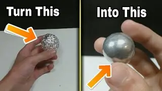 How to Make a Polished Aluminium Foil Ball