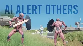 Unreal Engine 5 - AI Alert Other AI Characters -  Action RPG #76