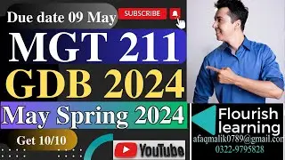 MGT211 GDB Solution 2024/MGT211 GDB 2024 /MGT211 GDB Solution Spring  2024/ MGT211 GDB 2024 Solution