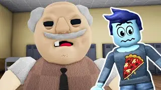 Ucieczka ze Szkoły Przed Dziadkiem! 🏫😅 BlueJane Gra w GRANDPA SCHOOL ESCAPE Obby w ROBLOX! 😁