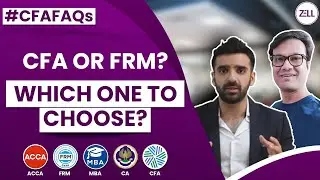 CFA or FRM? Which Qualification Should You Pursue? | Other Combinations With CFA Explained: #CFAFAQs