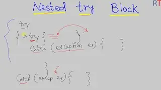 Java-114- Nested Try Block in Java || Java Exception Handling