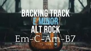 Alt Rock Backing Track in E Minor