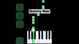 The Gummy Bear Song | Piano Tutorial