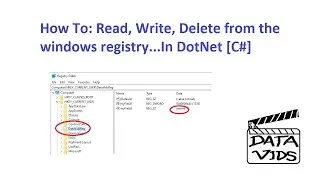 Read Write Registry in Dotnet Core