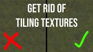 Get rid of tiling repeating textures & materials in Blender in 1 minute